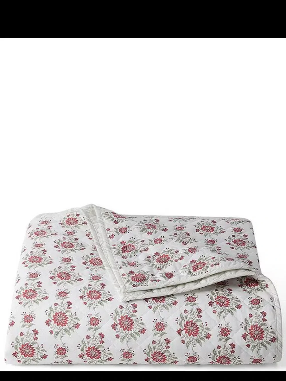 Lauren Ralph Lauren Maren Vintage Inspired Floral Cotton diamond stitch shams